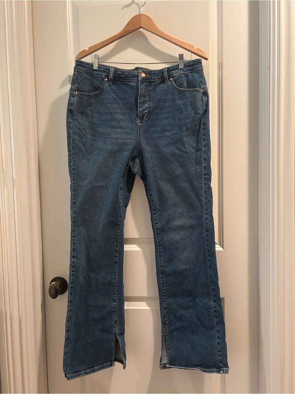 G by Giuliana G-Sculpt 405 BOOT jeans Santa Monica stretchy stilt hem size 16W